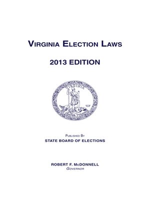 cover image of Virginia Election Laws